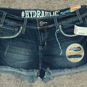Hydraulic Navy Denim Shorts